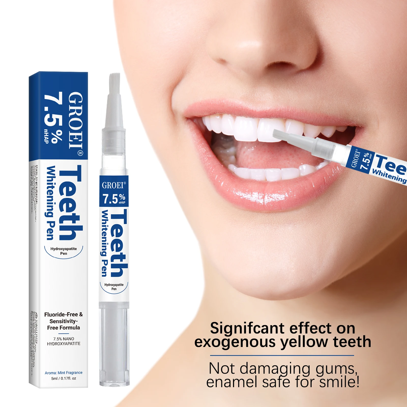 Teeth Whitening Gel Peroxide - Гидроксипатитовая ручка для отбеливания зубов, ослепительная
