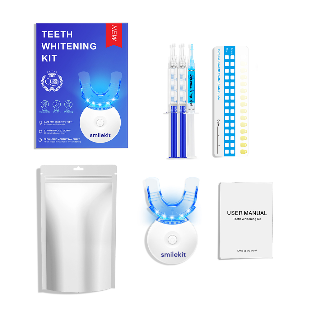 Teeth Whitening Gel Peroxide - Набор для отбеливания зубов — 5-кратный