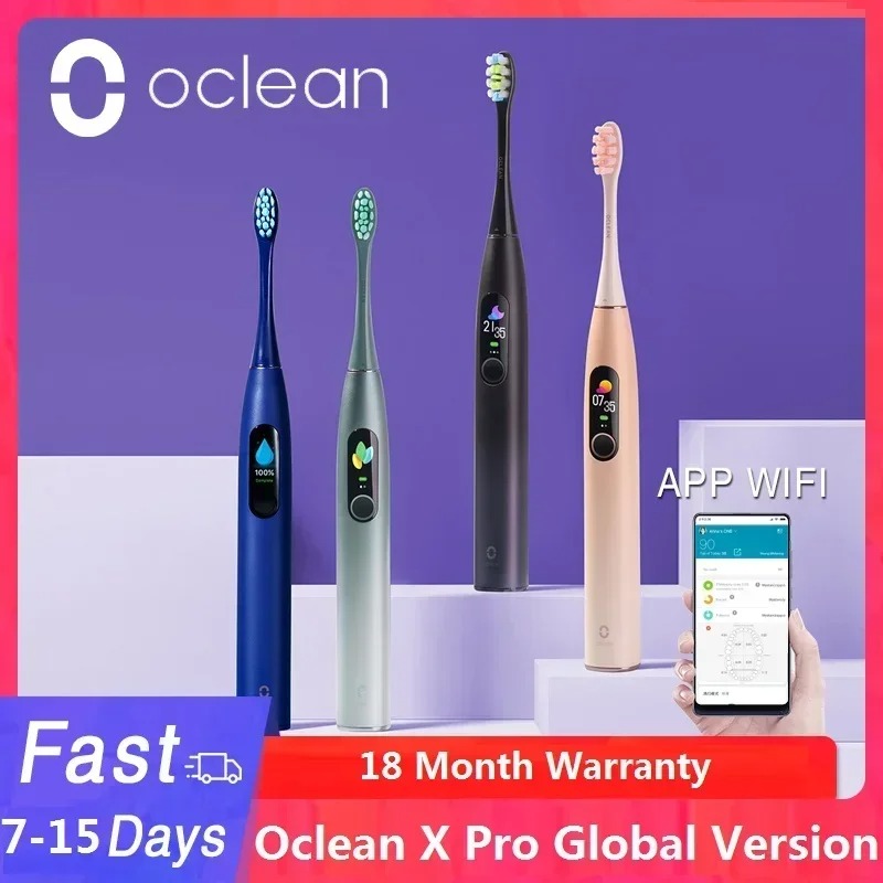 Electric Toothbrush Sonic - Электрическая звуковая зубная щетка Oclean X