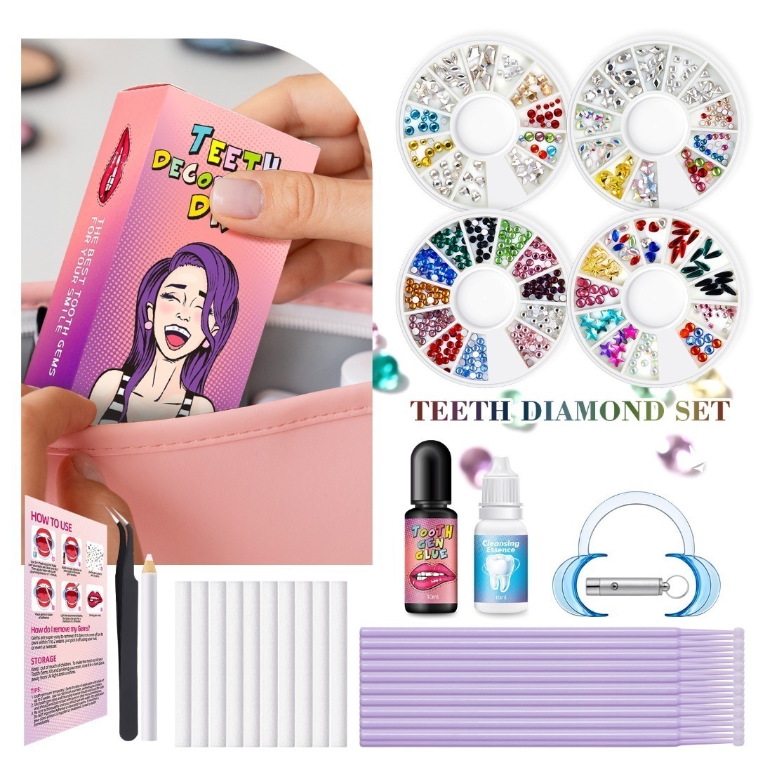 Tooth Gem Kit - DIY комплект драгоценных камней для зубов,
