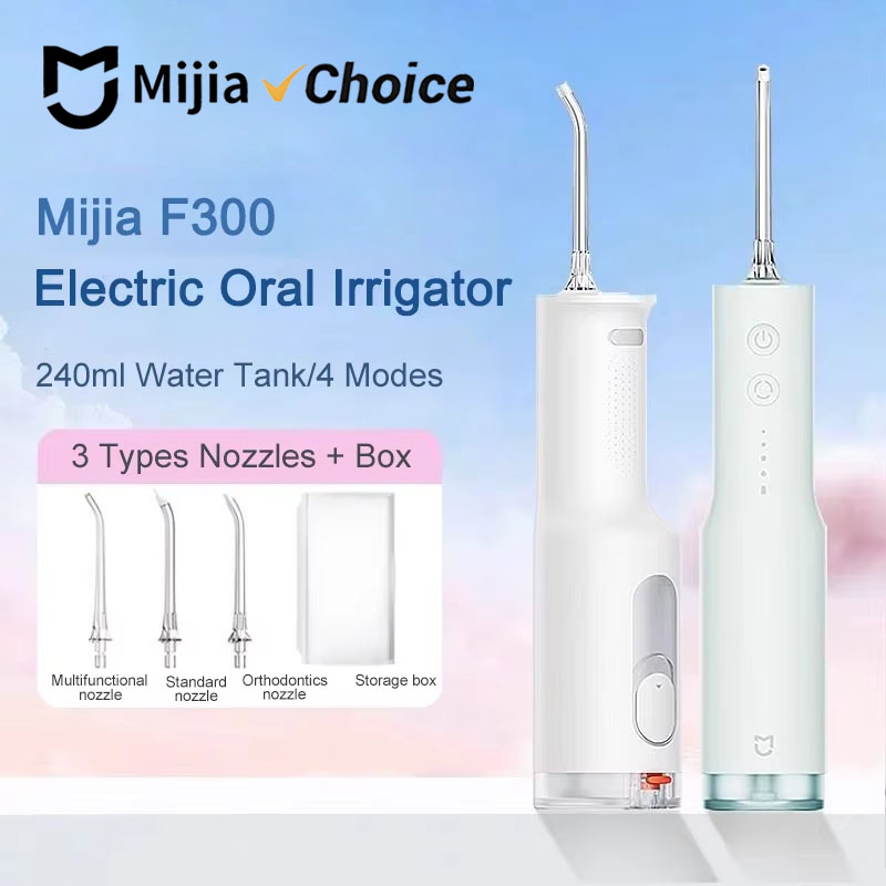 Teeth Whitening Zoom - Электрический ирригатор Mijia F300: портативный мощный