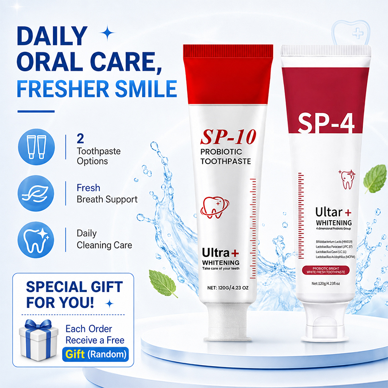 Teeth Whitening Enzymes - Набор зубных паст с пробиотиками SP-10