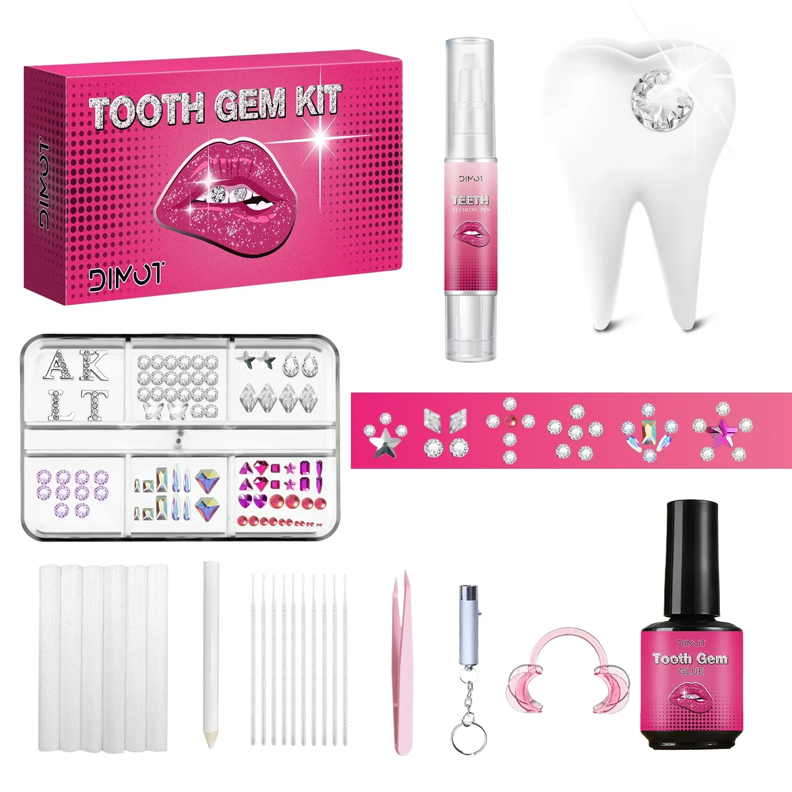 Tooth Gem Kit - Набор зубных драгоценных камней своими руками