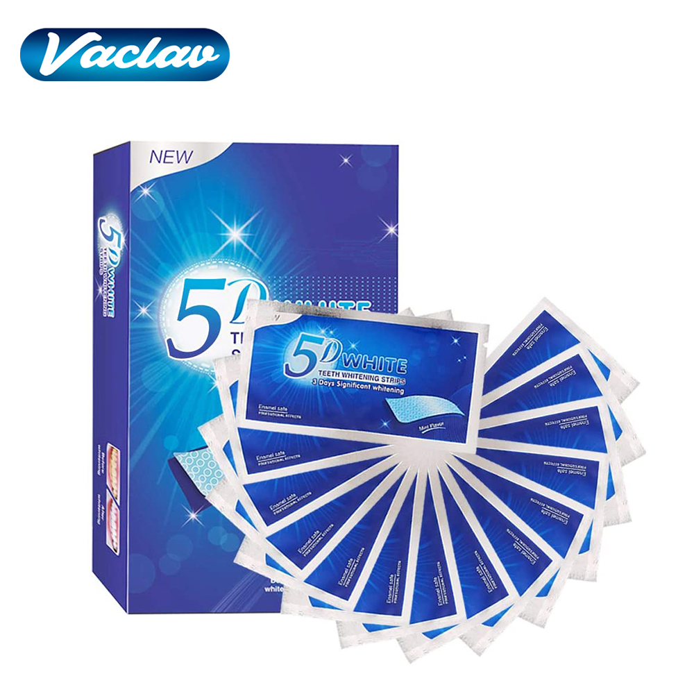 Teeth Whitening Gel Peroxide - 5D-полоски для отбеливания зубов, гель для