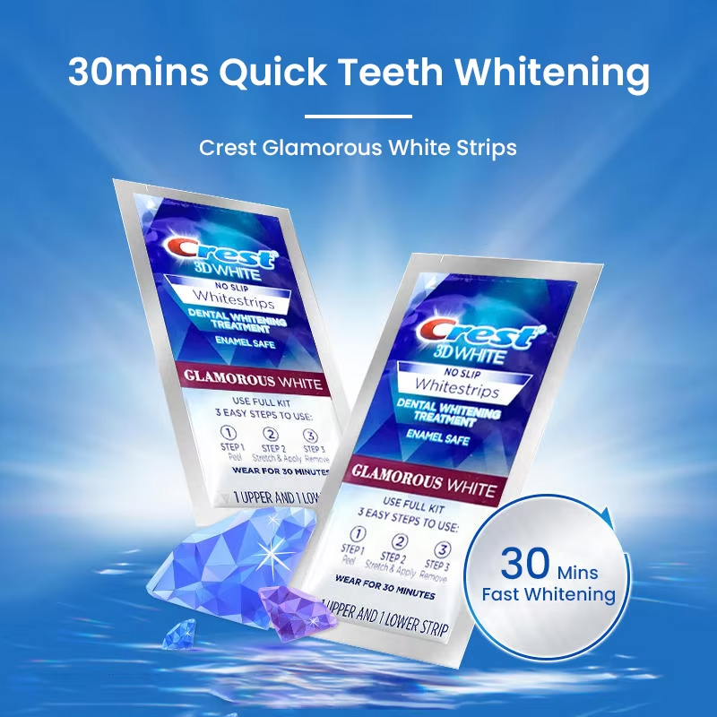 Отбеливающие полоски Crest 3D  – обзор и цена Teeth Whitening Crest