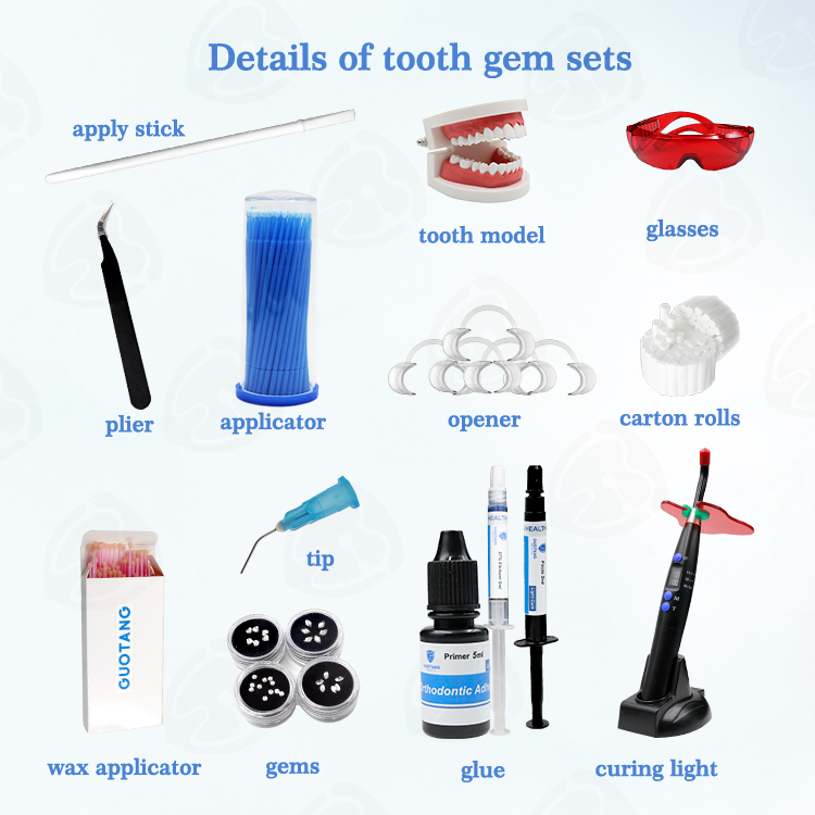 Лучшая цена! Бесплатный OEM-на – обзор и цена Tooth Gem Kit