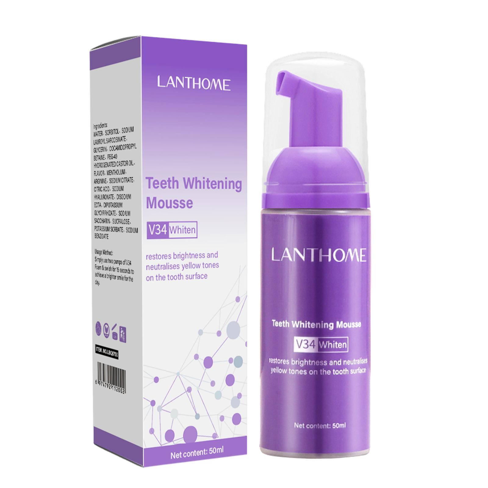 V34 Мусс для чистки зубов, зуб – обзор и цена Teeth Whitening Crest