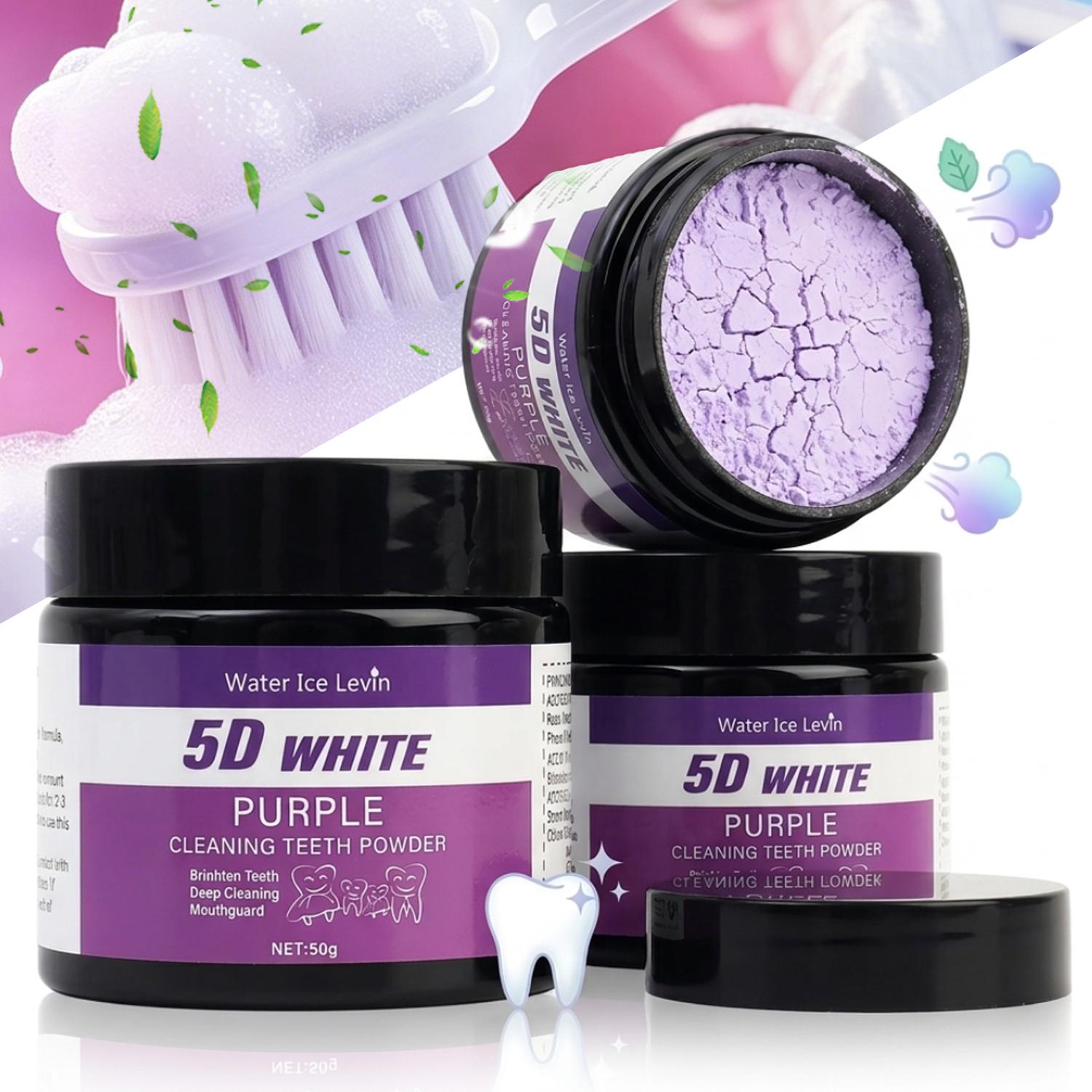 50 г/упаковка, фиолетовый поро – обзор и цена Teeth Whitening Oil Pulling