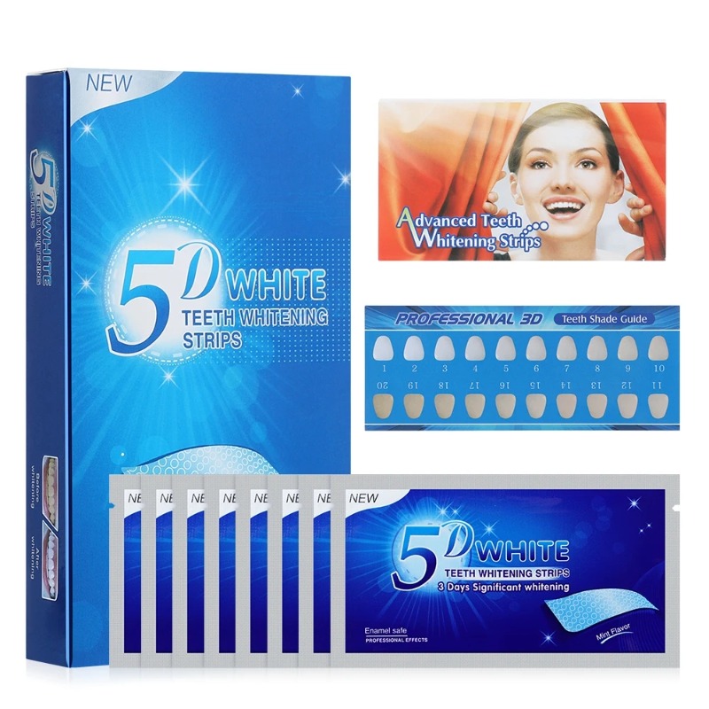 5D полоски для отбеливания зуб – обзор и цена Teeth Whitening Crest
