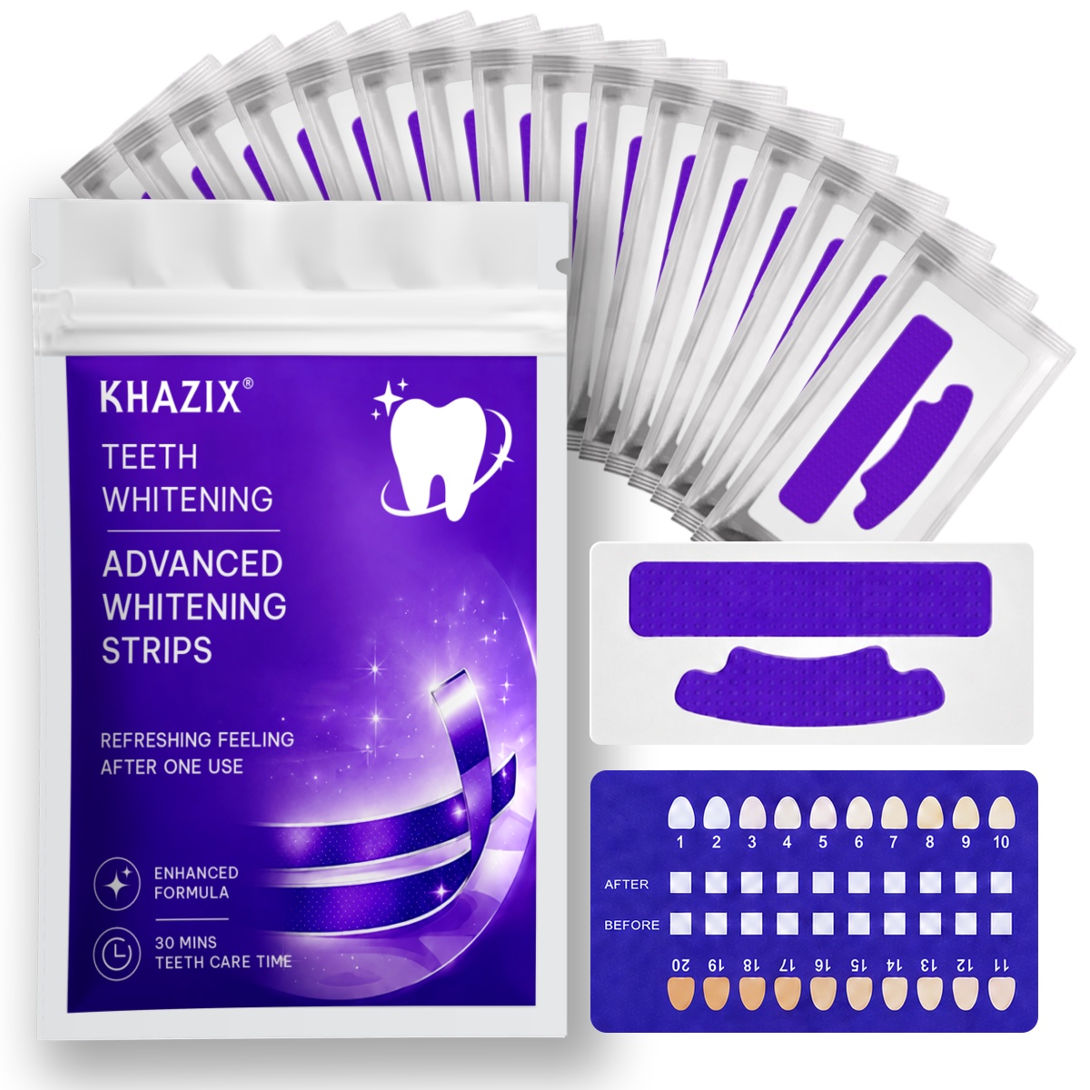 1/7 пары отбеливающих полосок  – обзор и цена Teeth Whitening Strips Crest