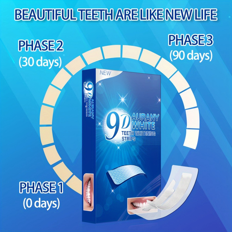 21 пара 9D белых полосок для о – обзор и цена Teeth Whitening Gel Peroxide