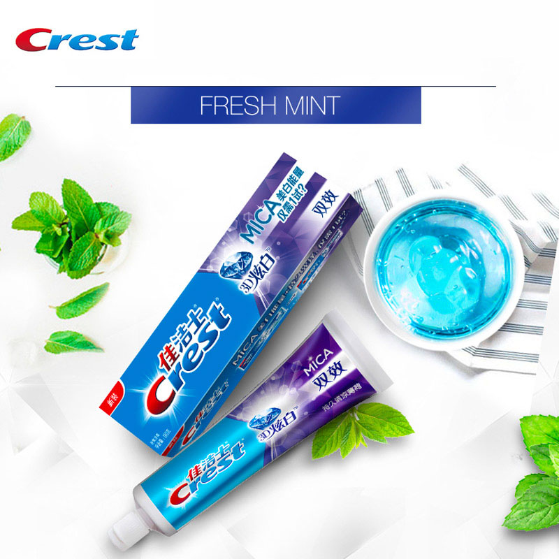 Crest 3D зубная паста со слюдо – обзор и цена Teeth Whitening Crest