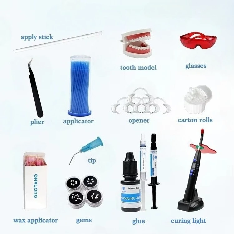 Лучший набор для дома: адгезив – обзор и цена Tooth Gem Kit