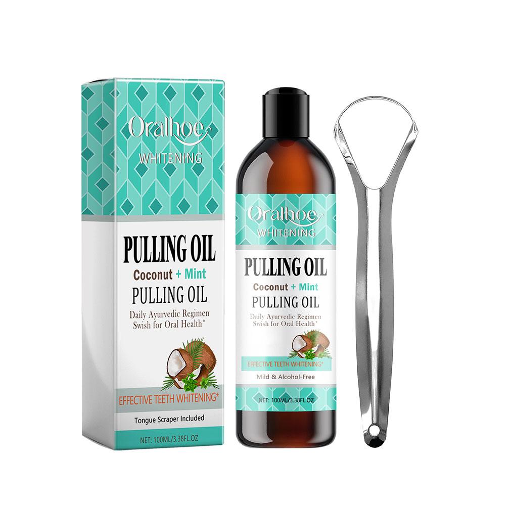 Масло для вытягивания кокосово – обзор и цена Teeth Whitening Oil Pulling