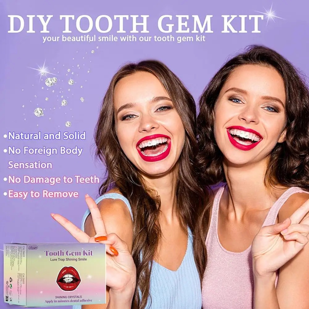 Набор для самостоятельного укр – обзор и цена Tooth Gem Kit