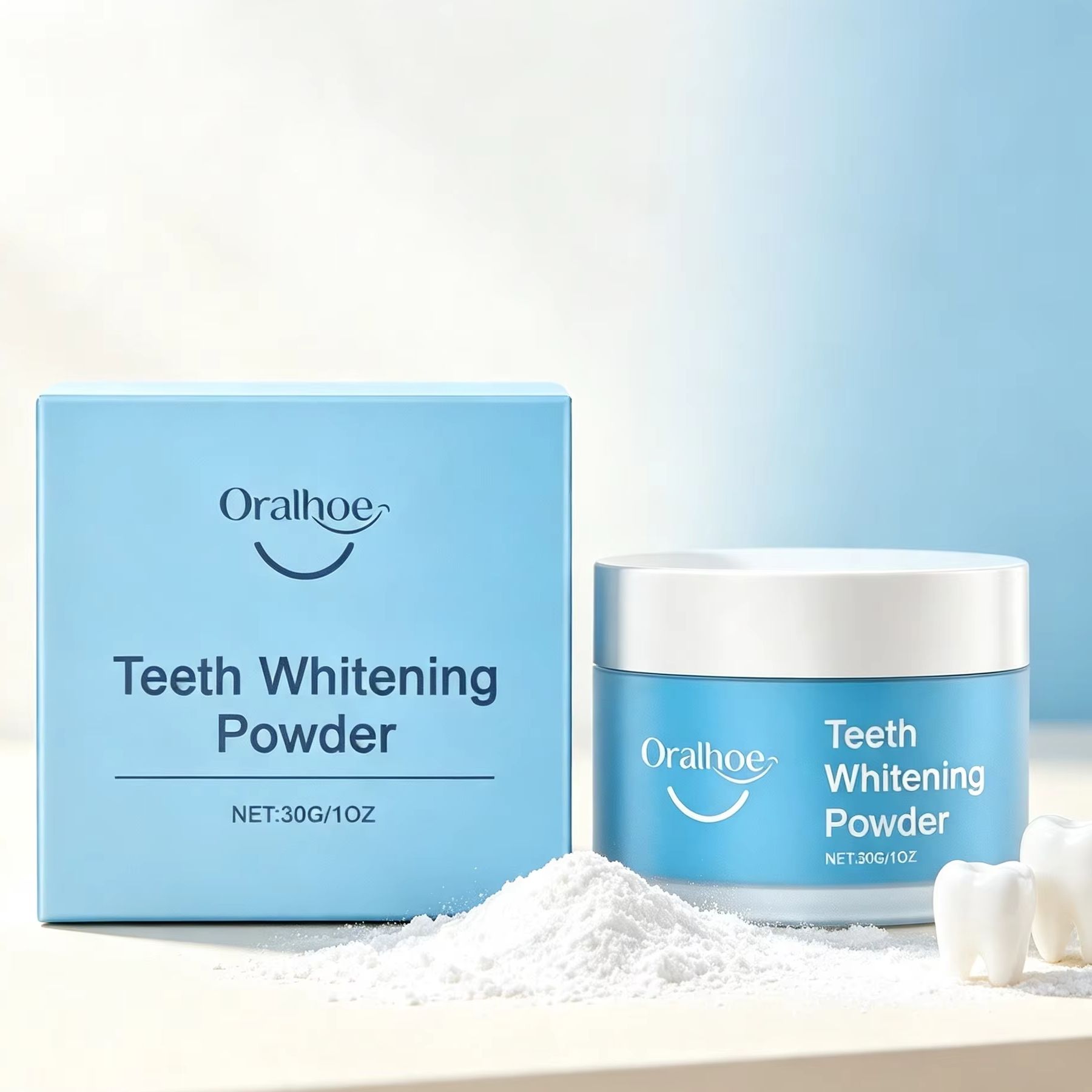 Зубной порошок Oralhoe для чис – обзор и цена Teeth Whitening Price