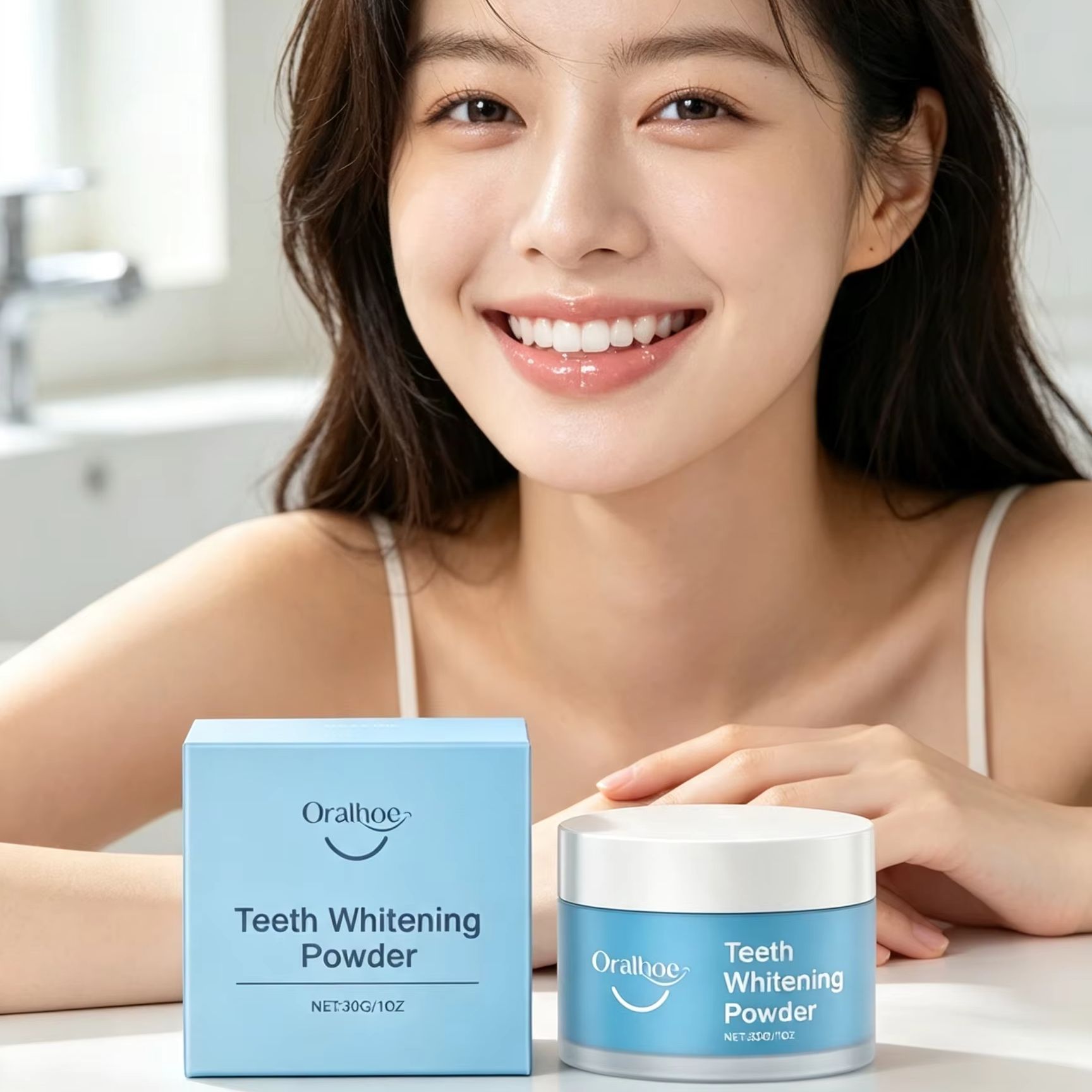 Зубной порошок Oralhoe для чис – обзор и цена Teeth Whitening Price