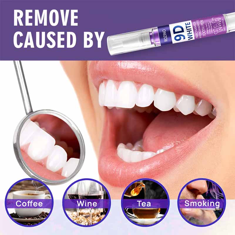 ROZINO 9D Отбеливающая зубная  – обзор и цена Teeth Whitening Pen