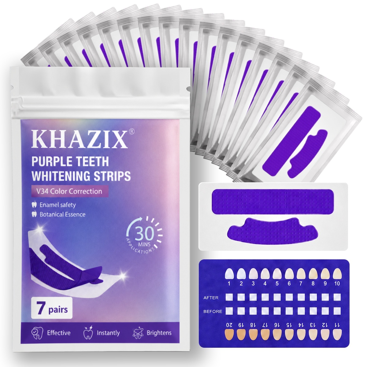 1/7 пары полосок для отбеливан – обзор и цена Teeth Whitening Strips Crest