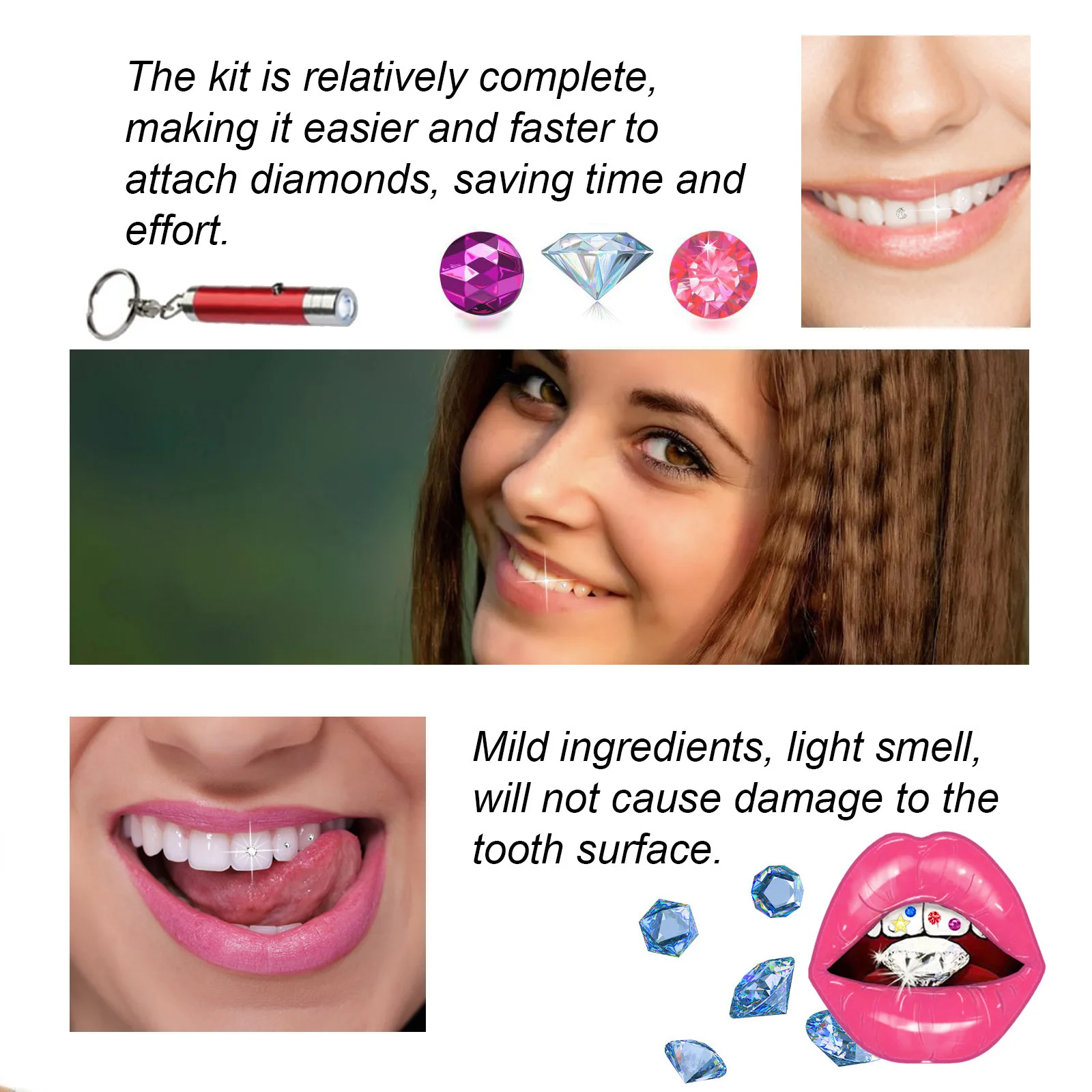 Набор для украшения зубов: DIY – обзор и цена Tooth Gem Kit
