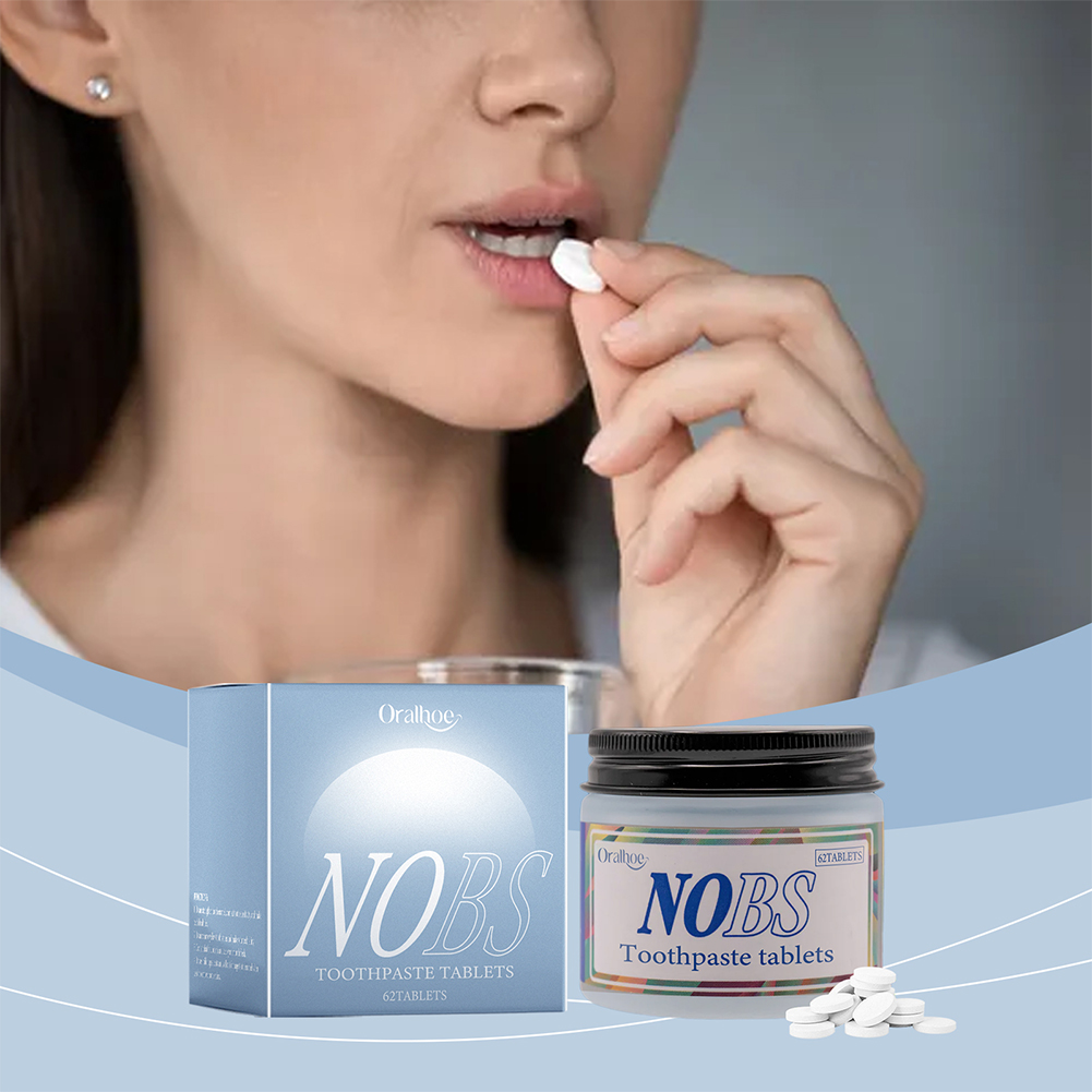 Таблетки для зубной пасты NOBS – обзор и цена Teeth Whitening Oil Pulling
