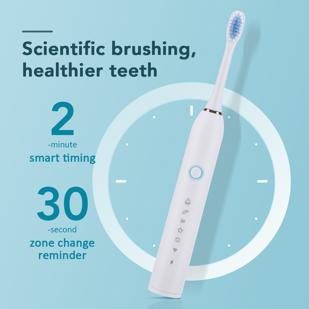 Электрическая звуковая зубная  – обзор и цена Electric Toothbrush Sonic