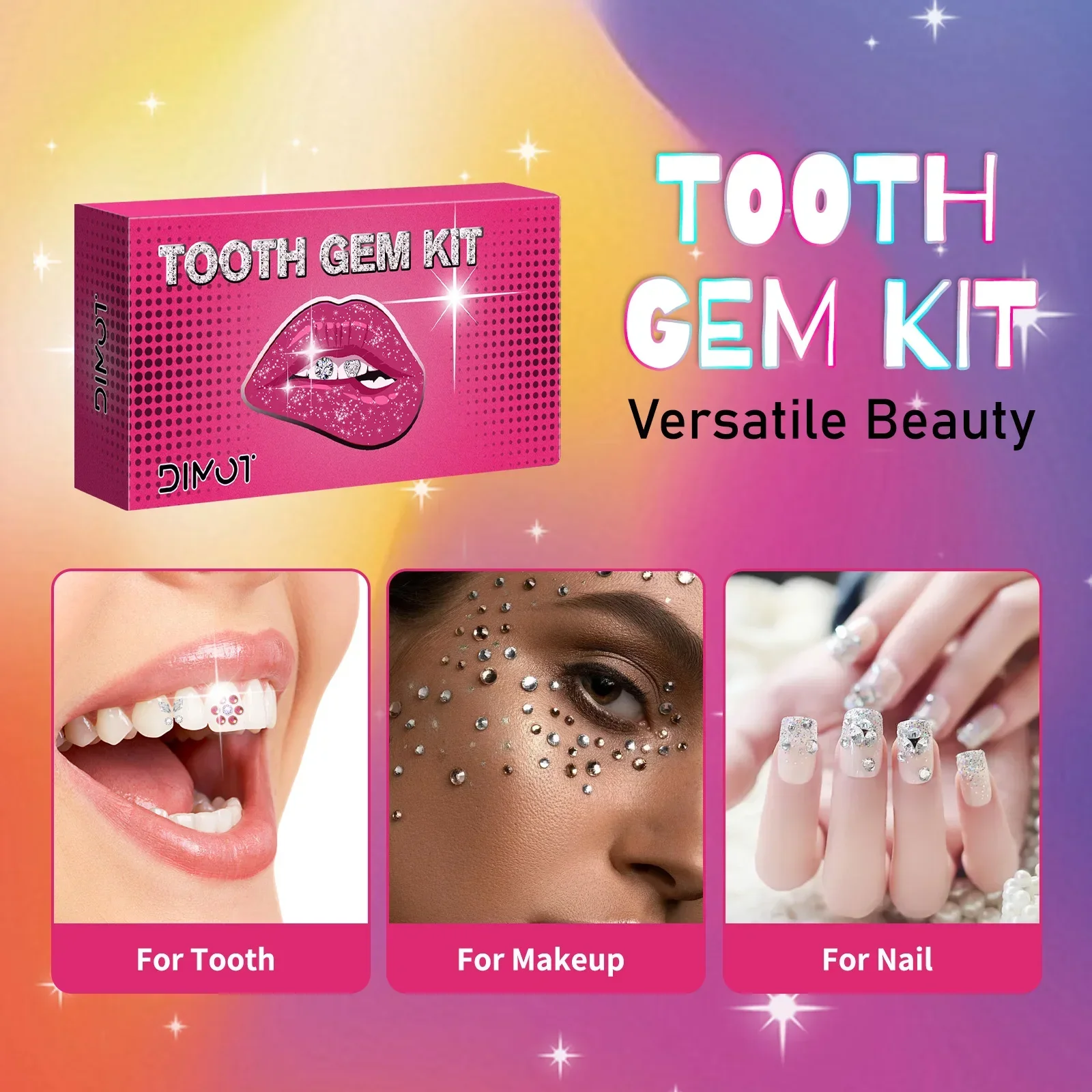 Набор зубных драгоценных камне – обзор и цена Tooth Gem Kit