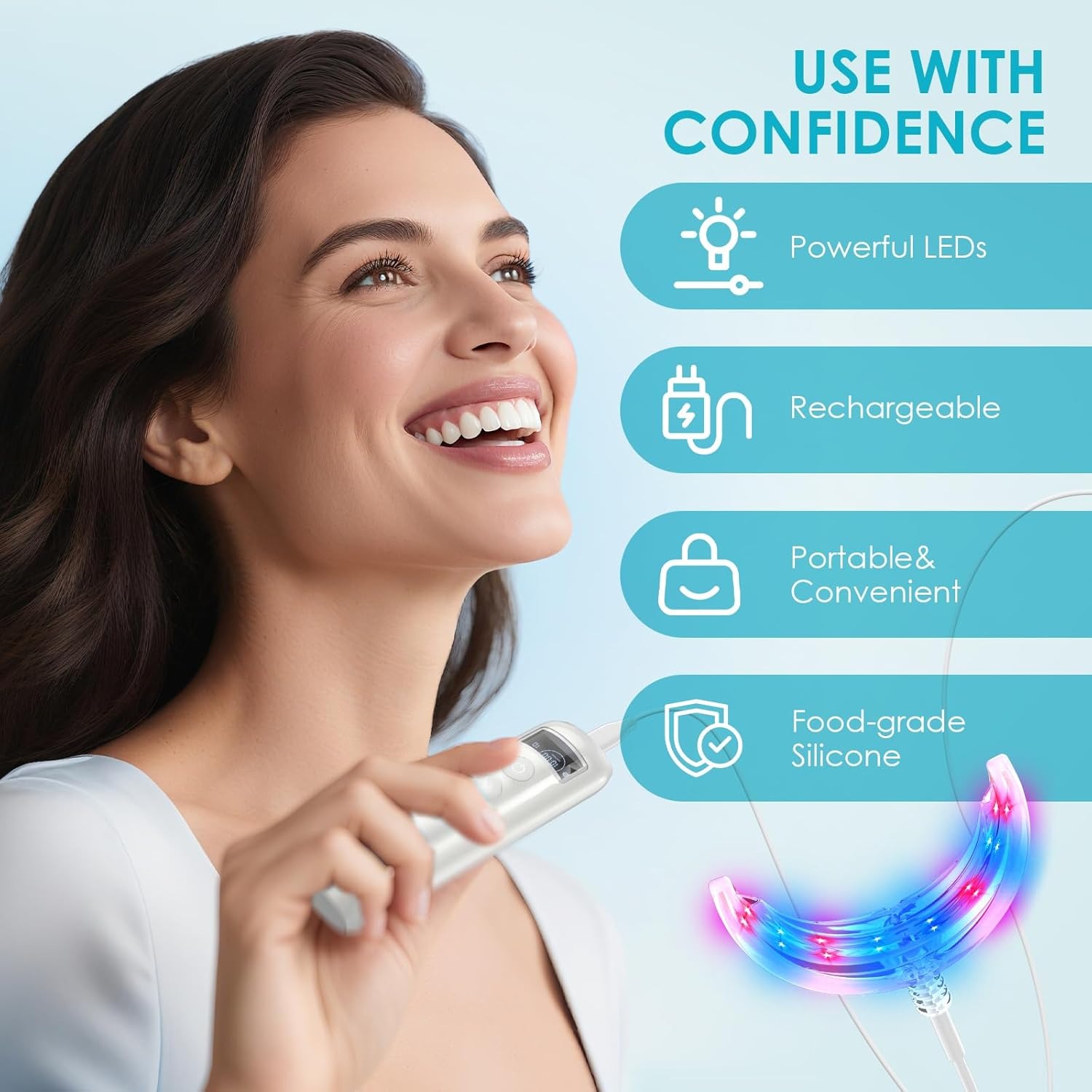 Лампа-усилитель для отбеливани – обзор и цена Teeth Whitening For Trays