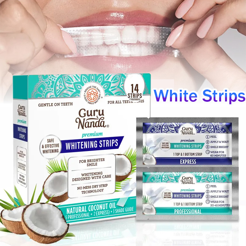 1/2/3 упаковки отбеливающих по – обзор и цена Teeth Whitening Strips Crest