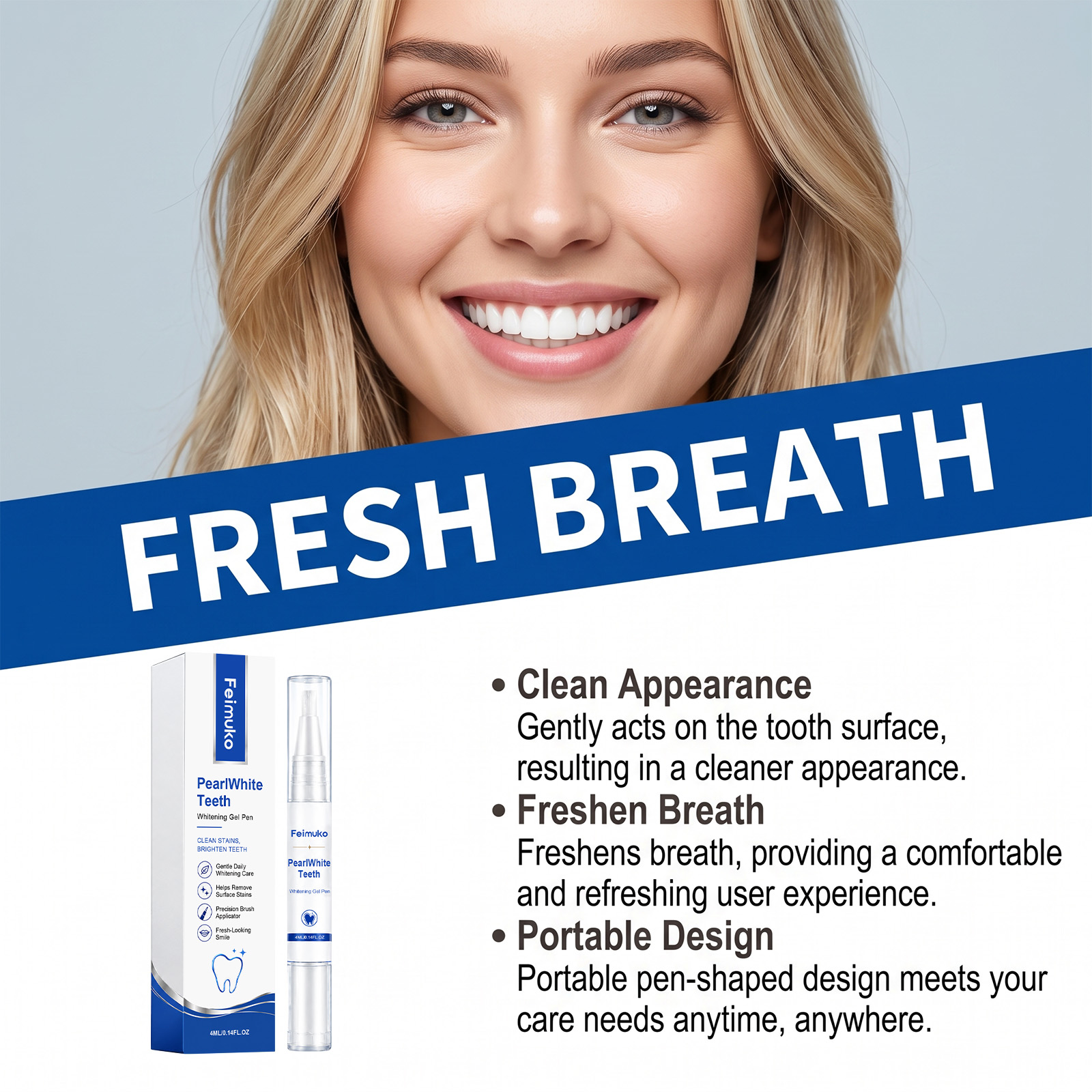 Портативный гель-карандаш для  – обзор и цена Teeth Whitening Gel Peroxide
