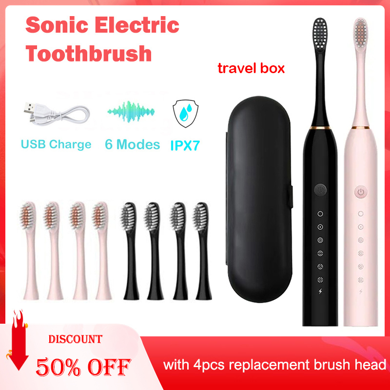 Звуковая электрическая зубная  – обзор и цена Electric Toothbrush Sonic