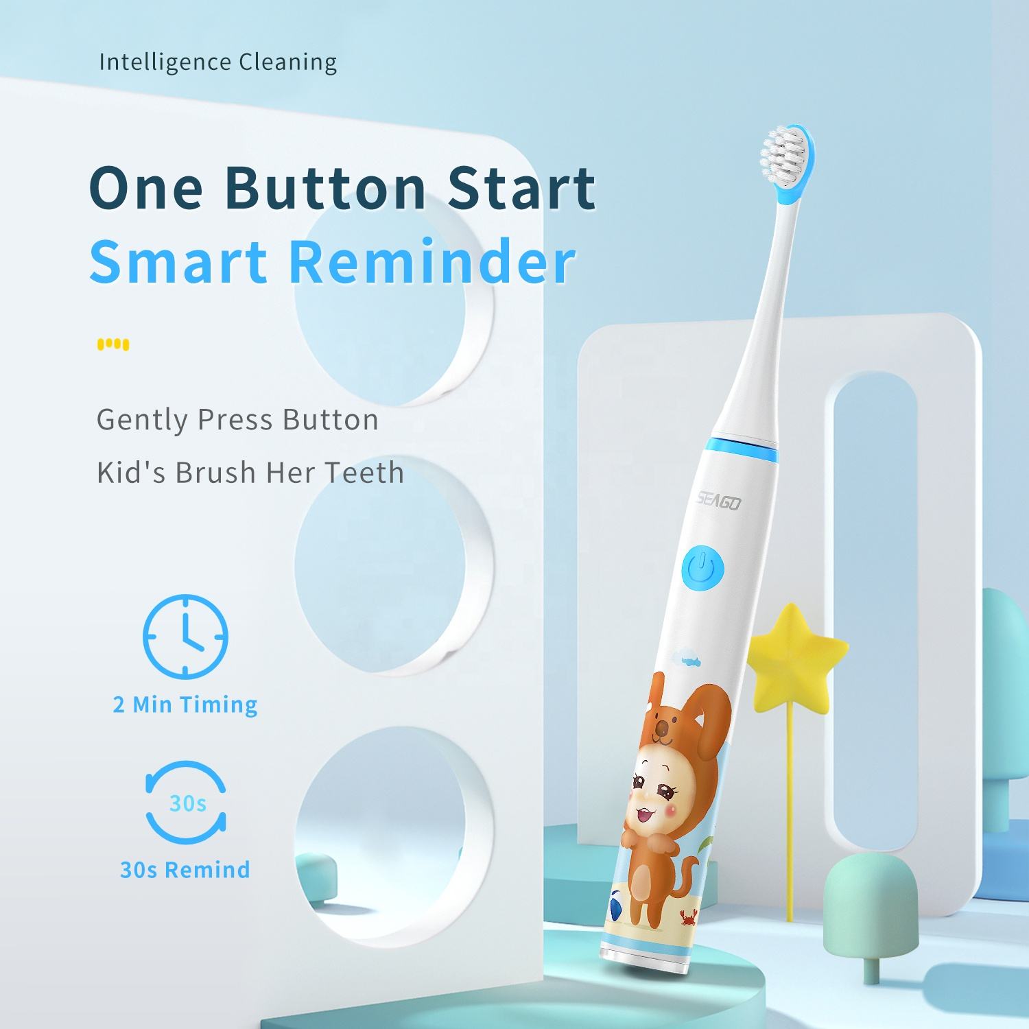 Seago SG-567 Детская электриче – обзор и цена Electric Toothbrush Sonic